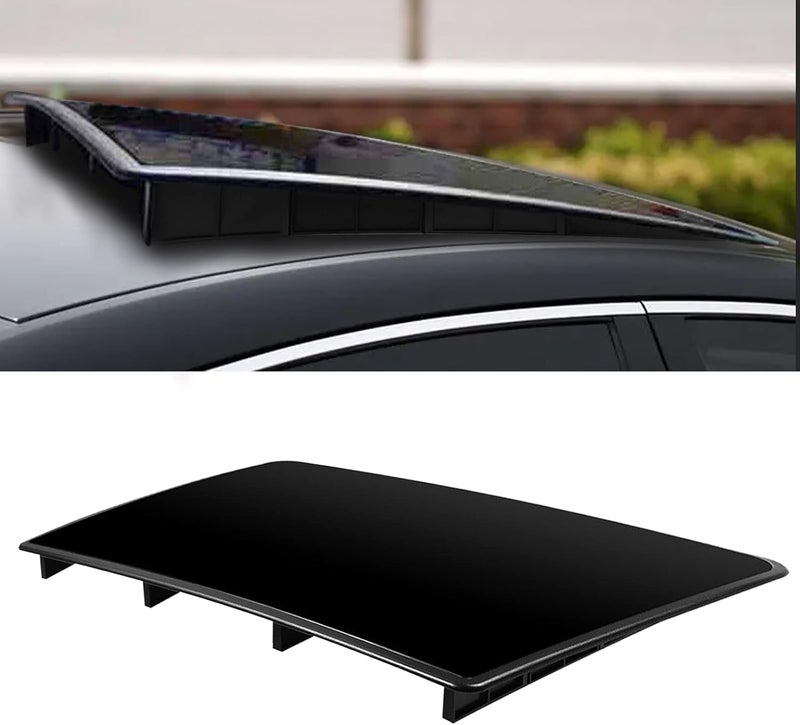 Donpida Car Sunroof Wind Deflector, Universal Car Sunroof Cover, Vent Insulator with Insulation Waterproof Surface, Moonroof Visor, with Waterproof Double Side Tape 28.5×19.5×1.5 Inch - Image 1